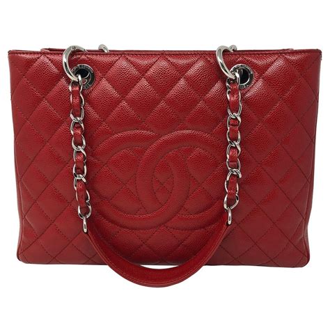 chanel tote red|chanel shopping tote price.